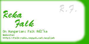 reka falk business card